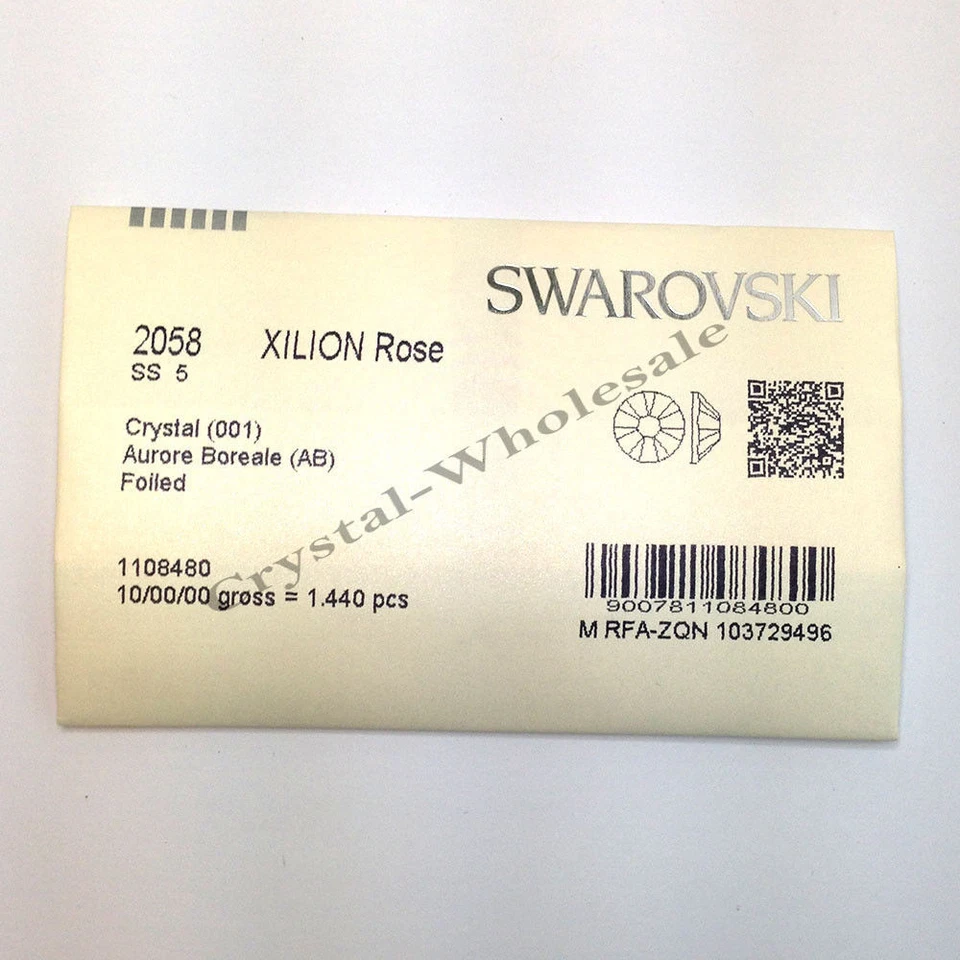 1440 Swarovski 2058/2088 Flatback Rhinestones Crystal Wholesale nail art *U Pick - Image 3 of 4