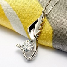 Engel Flügel Engelsflügel Schutzengel STERLING SILBER 925 NEU mit Kette