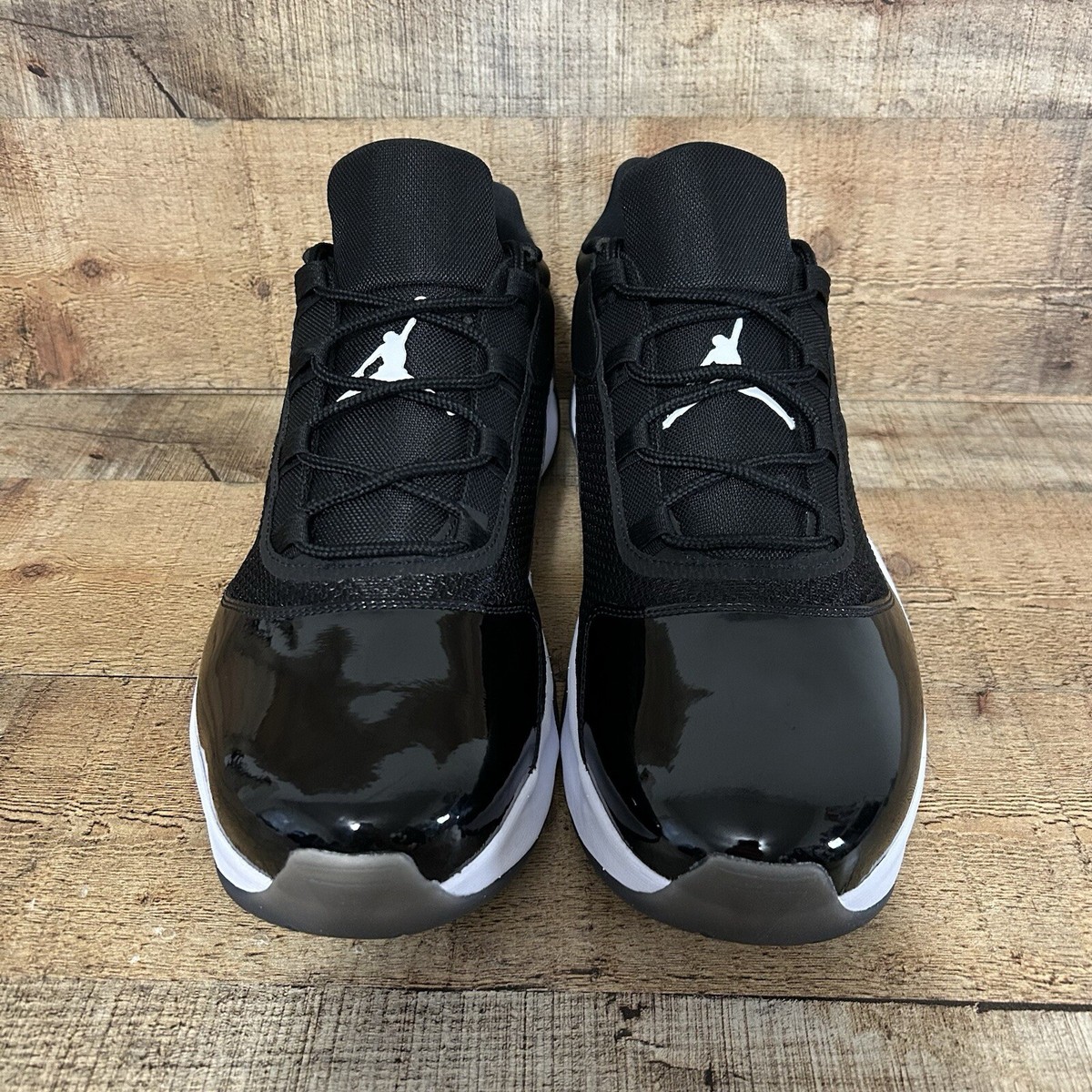 Nike Air Jordan 11 CMFT Low Mens Size 17 Black White Patent