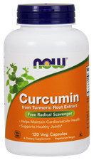 NOW Foods Curcumin - 120 Veg Capsules, 04/2029