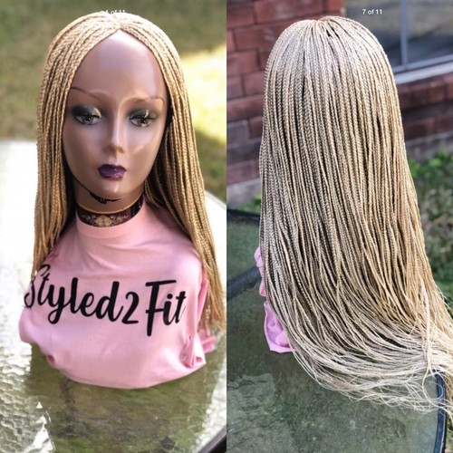 braided wigs blonde