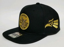 JALISCO  CENTENARIO  HAT BLACK 3LOGOS  SNAP BACK ADJUSTABL NEW
