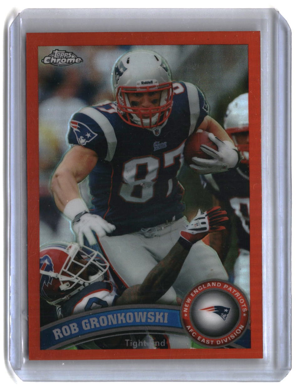2011 Topps Chrome #132 Rob Gronkowski Orange Refractors