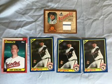 Curt Schilling Donruss Diamond Game Used Jersey Cut/1990 RC Rookie Card Lot 