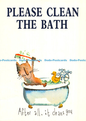 D031292 Bitte reinigen Sie die Badewanne. PC582. Robert Thompson. Camden Grafik. 1983