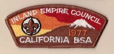 JSP CIEC Inland Empire Council - Nat'l Jamboree 1977 - CA -Mint -