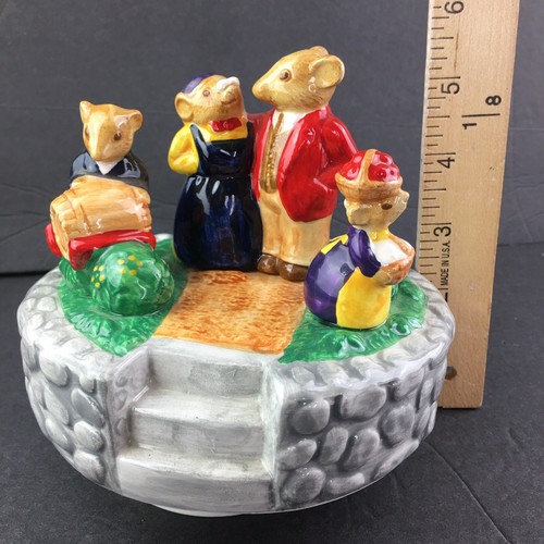 Ratones Sigma Wind In The Willows Tastetter Ceramic Music Ariel Inc. 1981 - Imagen 10 de 11