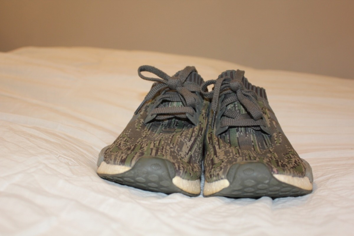 adidas NMD R1 Primeknit \'Utility Grey Camo\' BZ0222 Rare Mens 13 US 12.5 UK 48 EU BZ0222 Adidas NMD R1 PK Camo Men main image 3