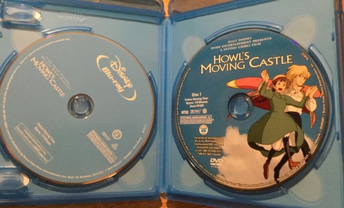 VERY GOOD - Disney Studio Ghibli Blu-Ray DVD 4 Movie Lot Kiki, Howl's, Nausicaa - Picture 7 of 11