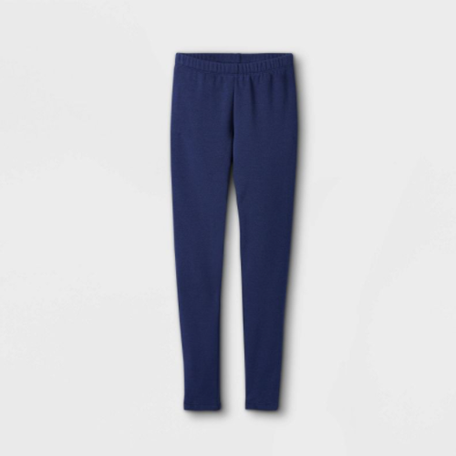 Cozy Lined Leggings Navy Size Medium (7 