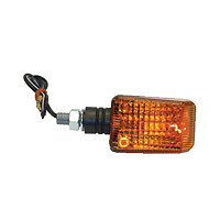 K&S Technologies DOT Halogen Turn Signals - Chrome With Amber Lens, Sold In Pairs
