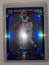 2021-2022 Select 75 Years NBA PRIZM Holo Paul George Clippers