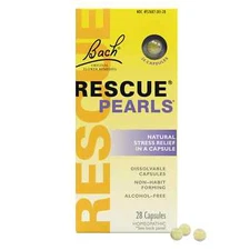 Bach RESCUE PEARLS Natural Stress Relief 28 ea