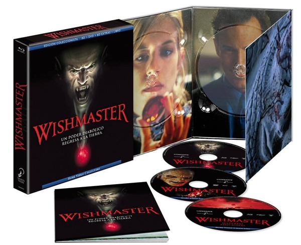 Wishmaster - Edición Coleccionista Blu-ray (18 Octubre 2017) 2 Blu-ray+DVD+LIBRO