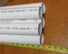 20' PVC Central Vacuum Pipe 20'X2"OD 4 ft sticks (6) Couplings (6) Pipe Straps — photo 2