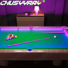Bar Billiard Pool Table Bumper LED RGB Color Changing Lights remote Controlled