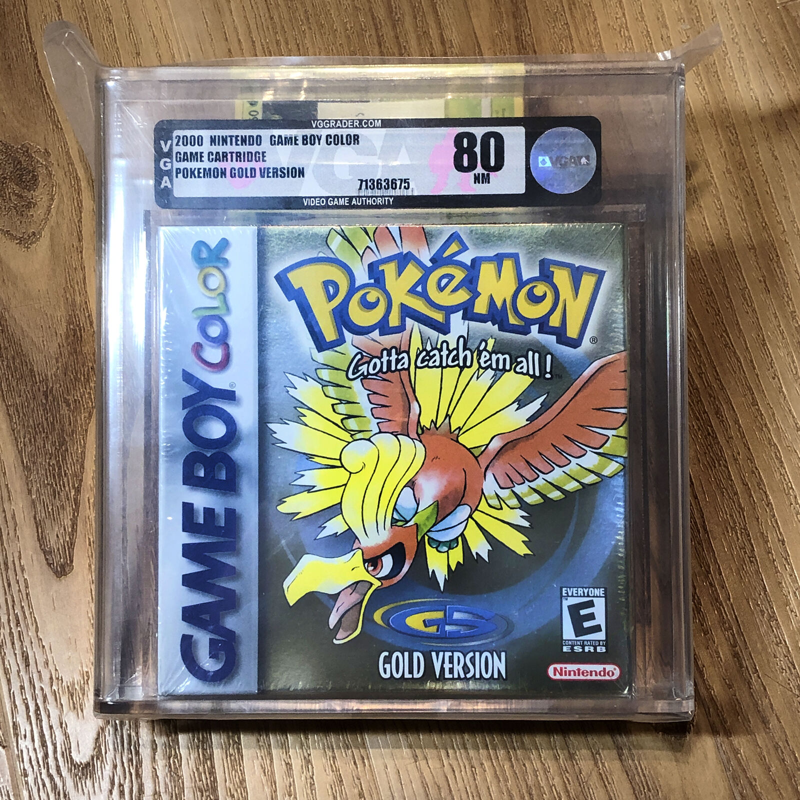 Pokemon Gold Version (Nintendo Game Boy Color, 2000) for sale online