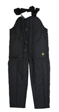 RefrigiWear 0385R Mens Navy Blue Iron-Tuff Insulated Bib Overalls Workwear M