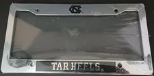 IPG Team Sports North Carolina Tar Heels Plastic License Plate Frame NEW/SEALED