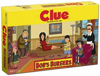 USAOPOLY CLUE: Bobs Burgers Edition Board Game