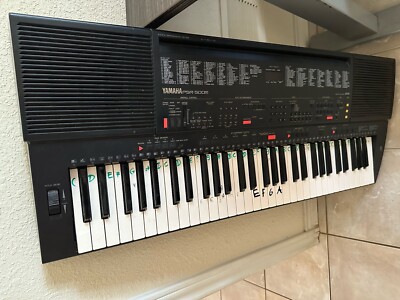 USED YAMAHA PSR-500M 61-KEY ELECTRONIC KEYBOARD PIANO Missing