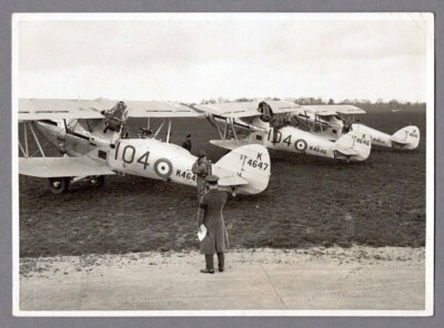 HAWKER HIND VINTAGE ORIGINAL DAS FLUGZEUG PRESSEFOTO RAF ROYAL AIR FORCE 1
