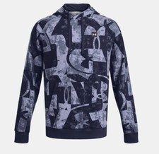 Under Armour Hoodie, Men's, UA Patterned Rival Fleece Hoody LT, New With Tags