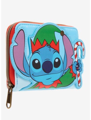 Loungefly Disney Lilo & Stitch Elf Stitch Mini Backpack & Zipper Wallet NWT Loungefly Disney Lilo & Stitch Elf Stitch Mini Backpack  main image 3