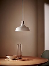 John Lewis Balance Arm Pendant Ceiling Light, White RRP £65