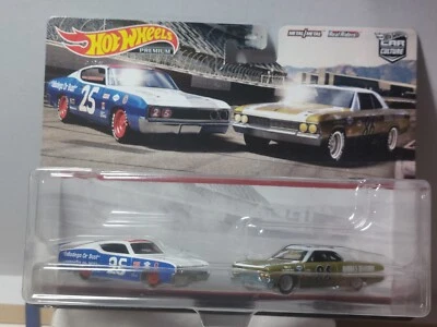 Hot Wheels 1/64 🇨🇵 69 ford torino 66 chevelle -2pack car culture 2022 - Photo 1/4