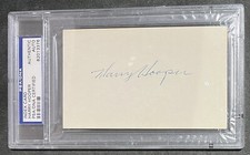 Harry Hooper Signed Autographed Index Card PSA DNA Baseball