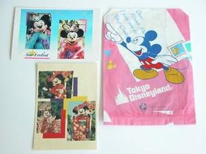 Vtg TOKYO Disneyland SUN FESTIVAL POSTCARDS Walt Disney Postcard RARE