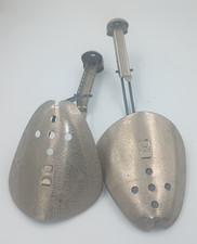 Vintage Shoe Expander Stretcher Hammered Metal Adjustable Sizer Horn