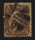 CKStamps: US Stamps Collection Scott#95 5c Jefferson Used Toned CV$850