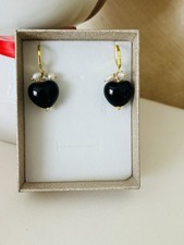 Orecchini pendenti Cuori E Perle Barocche   gioielli Artigianali Made In Sicily