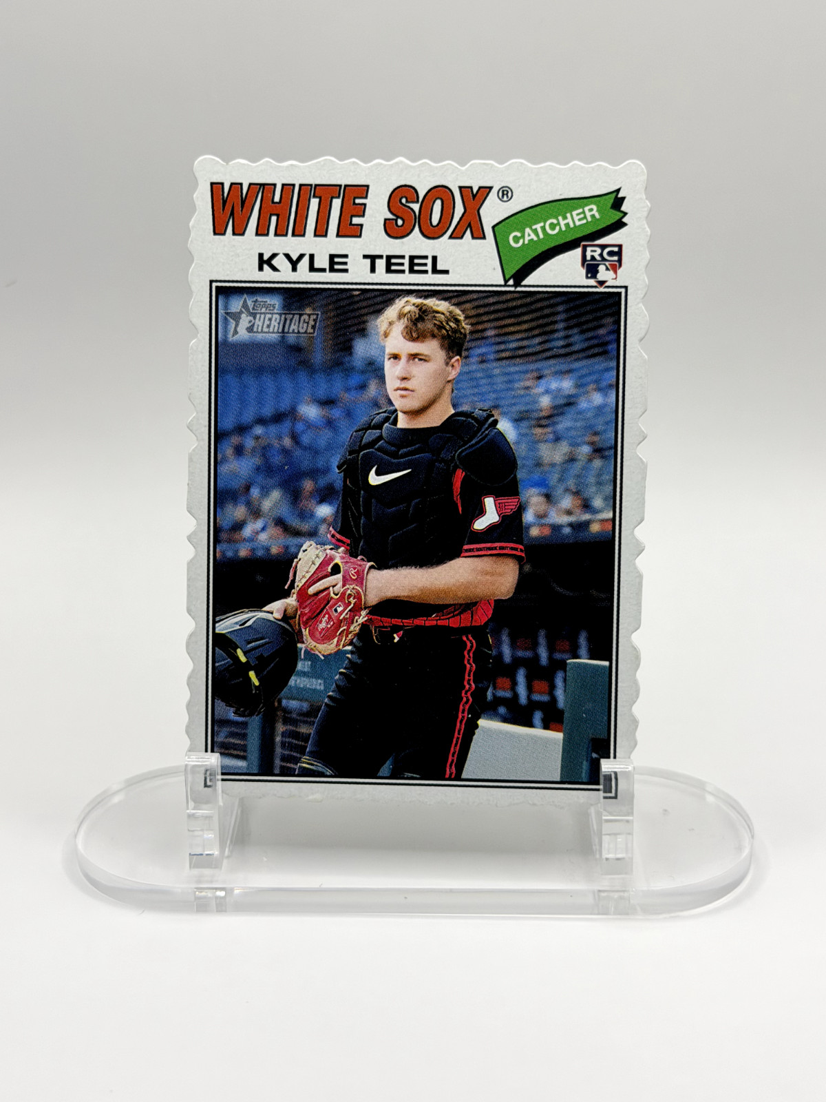 Kyle Teel SP Rookie Deckle Edge Chicago White Sox #182 - 2026 Topps Heritage
