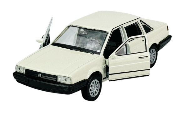 Welly Vw Volkswagen Santana / Passat B2 Weiss 1:34 Die Cast Metal New Box-image