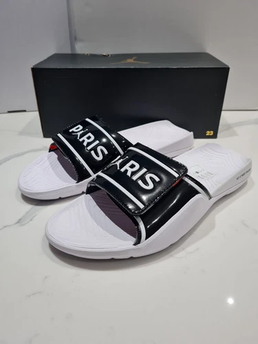 Nike Jordan Hydro 7 V2 PSG Paris Saint Germain Slides CJ7244 001 taglia UK 12 US13