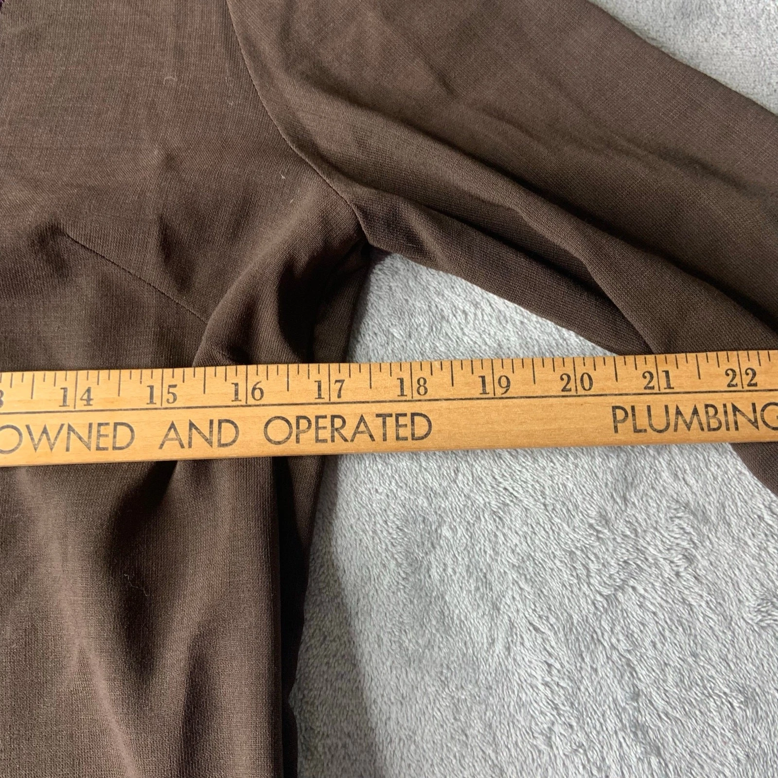 Tunica donna Tory Burch 100% lana marrone viola ricamata taglia 2