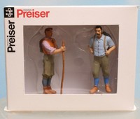 Preiser 63099, Spur 1 / MaßStab 1:32, Stehende Wanderer