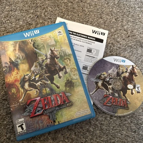 The Legend of Zelda: Twilight Princess HD (Nintendo Wii U, 2016) ~ Disc Nice