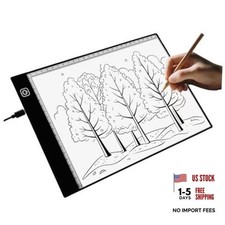 LED Light Box Copy Board for Tracing Drawing, Ultra Thin Adjustable USB A4