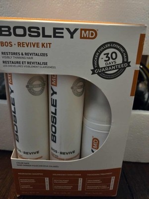 KIT Bosley MD Revive Color Safe Nourishing Shampoo ,  Conditioner and  Treatment