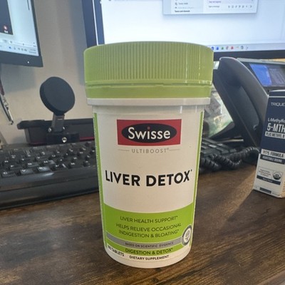 Swisse Ultiboost Liver Detox Tablets 180 Ct w/ Milk Thistle & Turmeric