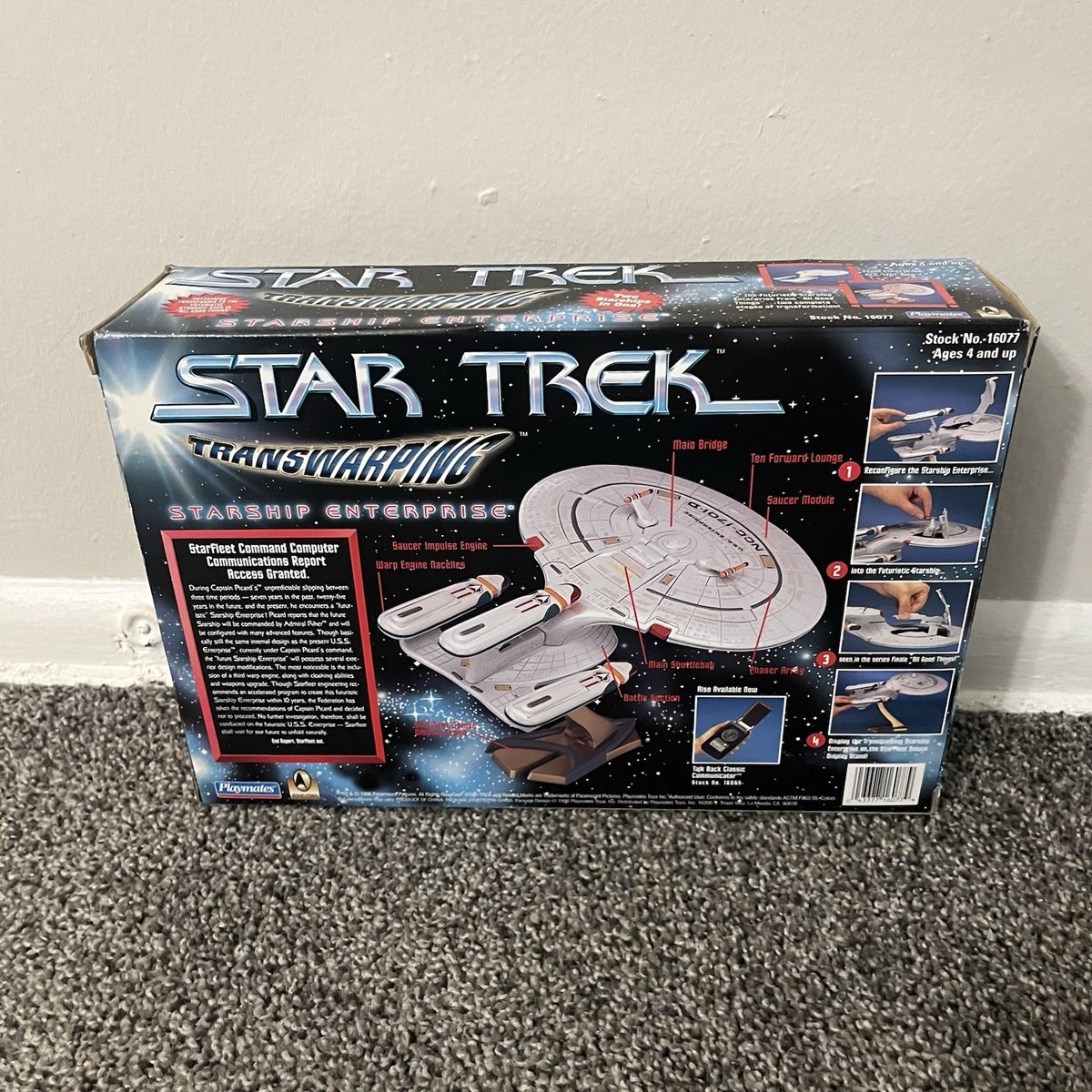 スタートレック トランスワーピング スターシップ エンタープライズ プレイメイツ Wixiban | Star Trek Toys Guide | Playmates
