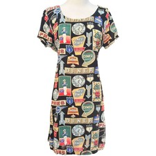 Rare Vintage Reyn Spooner Rockabilly Diner Dress M Pinup Americana Hawaii tiki
