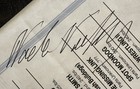 1985 WWF WRESTLING LINEUP CARD HAND SIGNED BY THE BULLDOGS, JYD, SHEIK +2 MORE! — photo 5