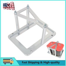 Car Billet Battery Tray Hold Down Trunk Relocation Box Aluminum Racing Mount