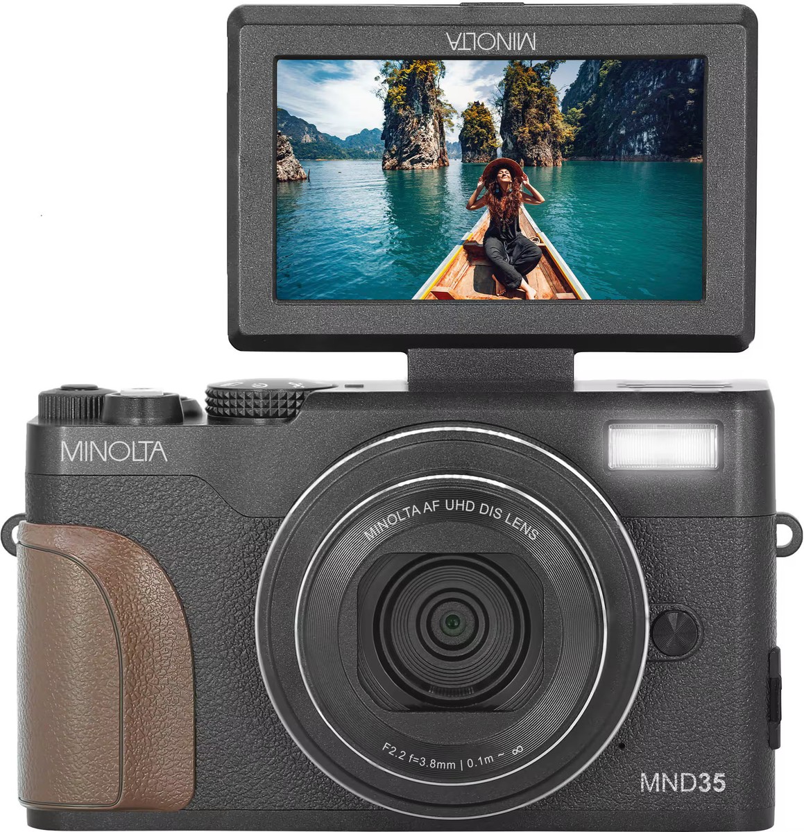 Minolta - MND35 64.0 Megapixel 4K Video Digital Camera - Black | eBay
