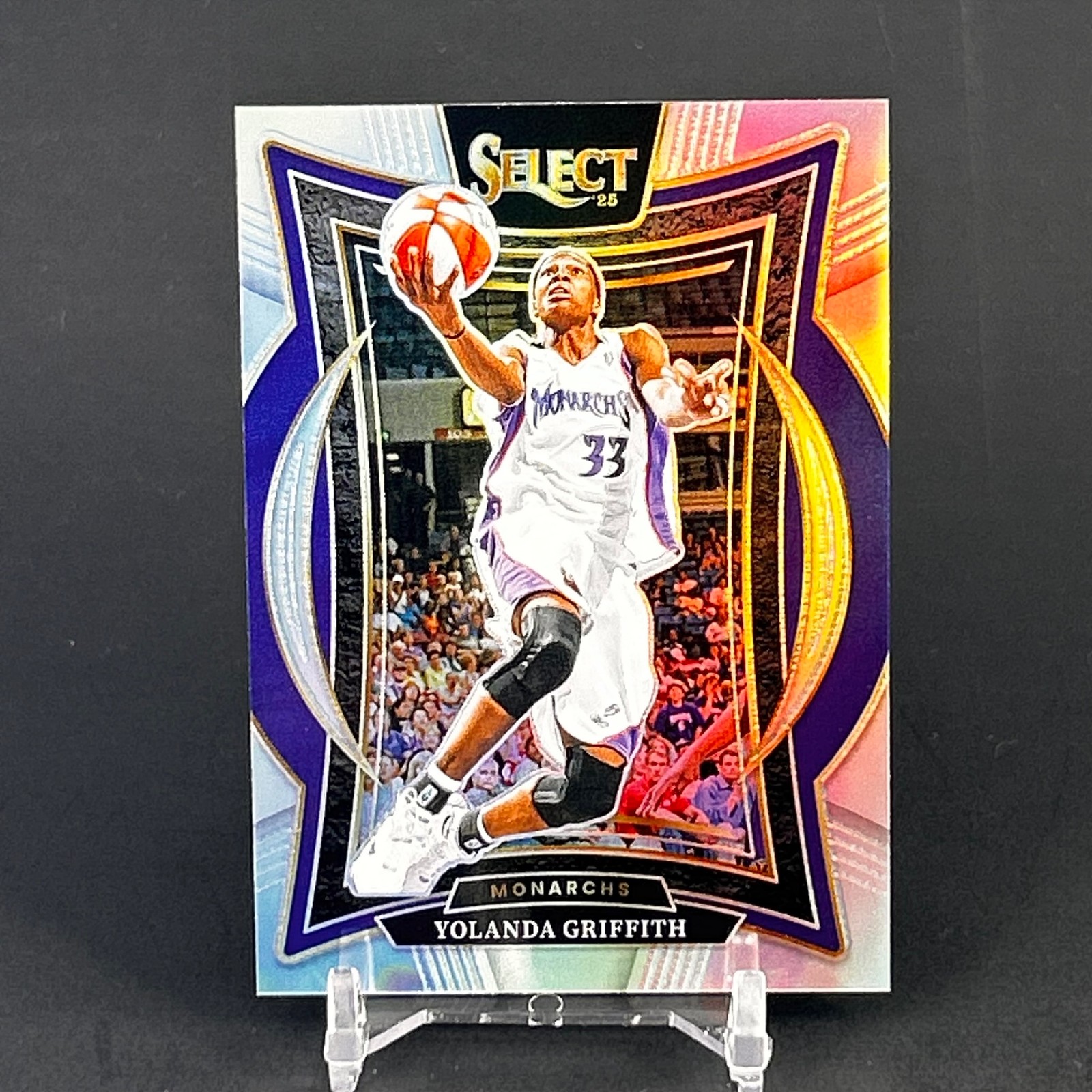 2025 Panini Select WNBA #54 Yolanda Griffith Silver Prizms